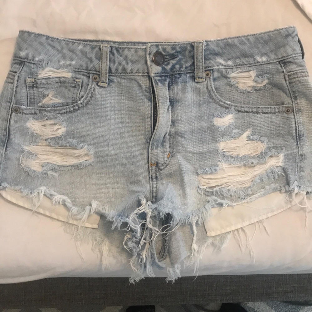 AE short jean shorts